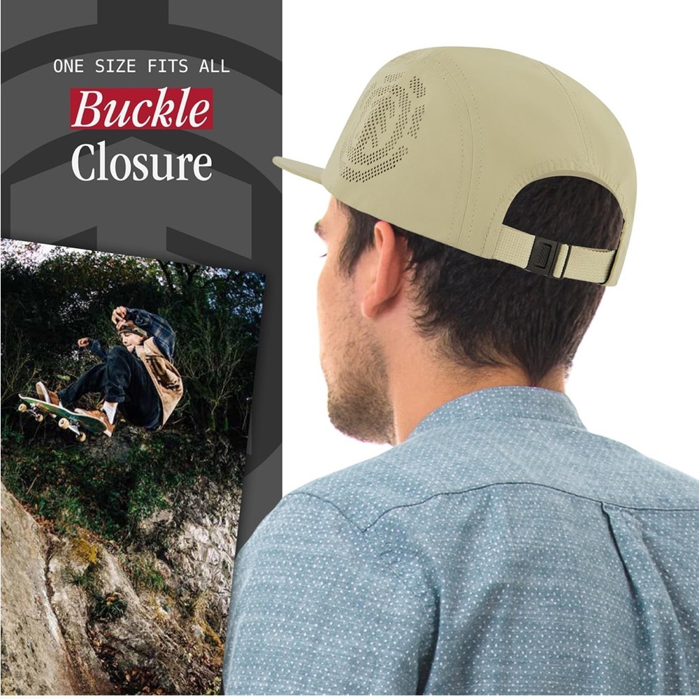 🧢 Element Beige Strapback Camper Hat | NWT